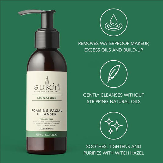 Sukin Signature Foaming Facial Cleanser Pump 125ml