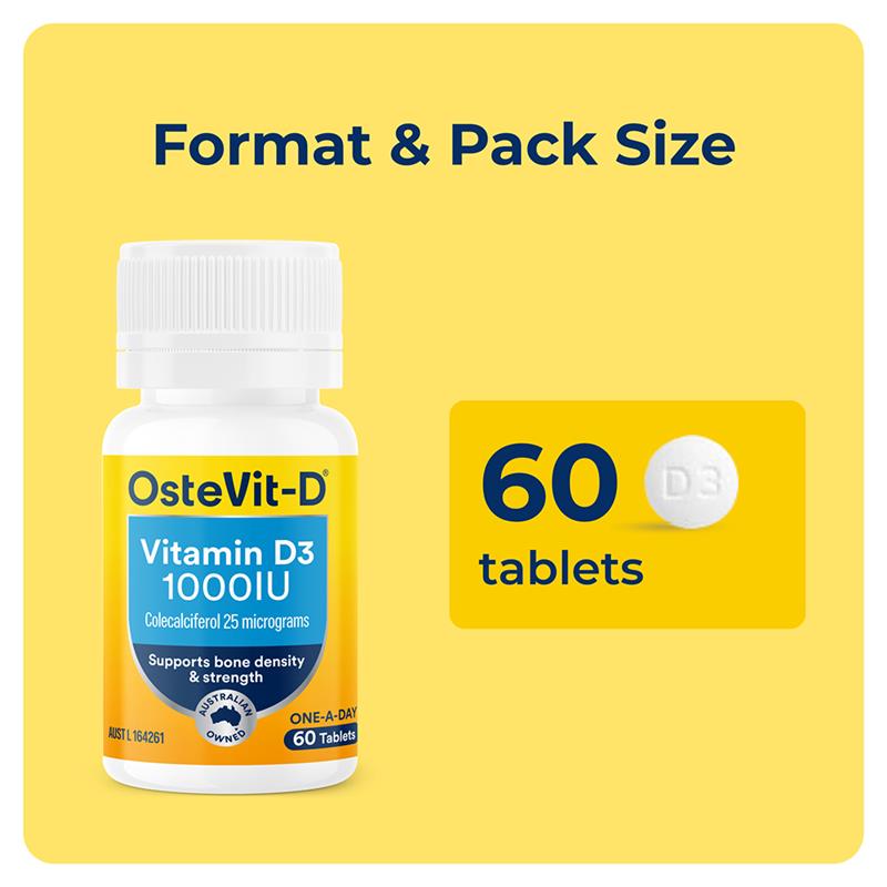 Load image into Gallery viewer, OsteVit-D Vitamin D3 One-A-Day 60 Tablets

