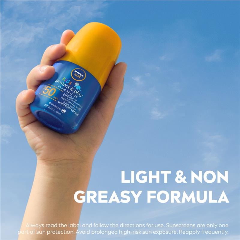 Load image into Gallery viewer, NIVEA Sun Kids Protect &amp; Play SPF50 Sunscreen Roll On 65ml
