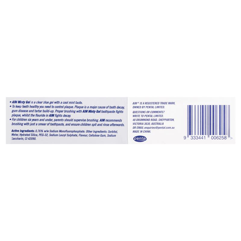 Load image into Gallery viewer, Aim Toothpaste Minty Gel Value 3 Pack

