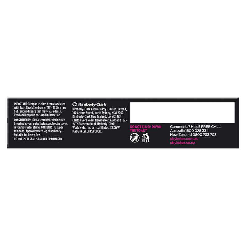 Load image into Gallery viewer, U By Kotex Sport Tampons Super 16 Pack
