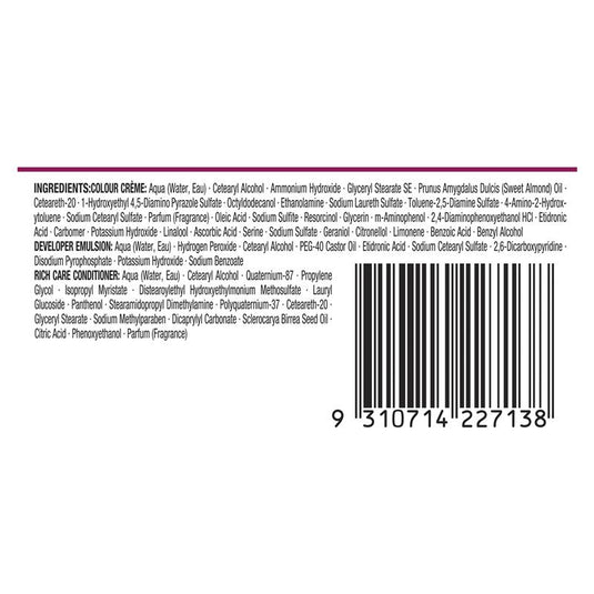 Napro Palette 1-08 Black Burgundy