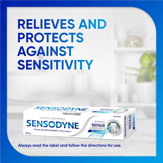 Sensodyne Sensitive Teeth Pain Repair & Protect Whitening Toothpaste 100g