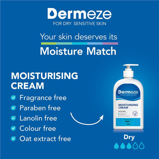 Dermeze Moisturising Cream 100g