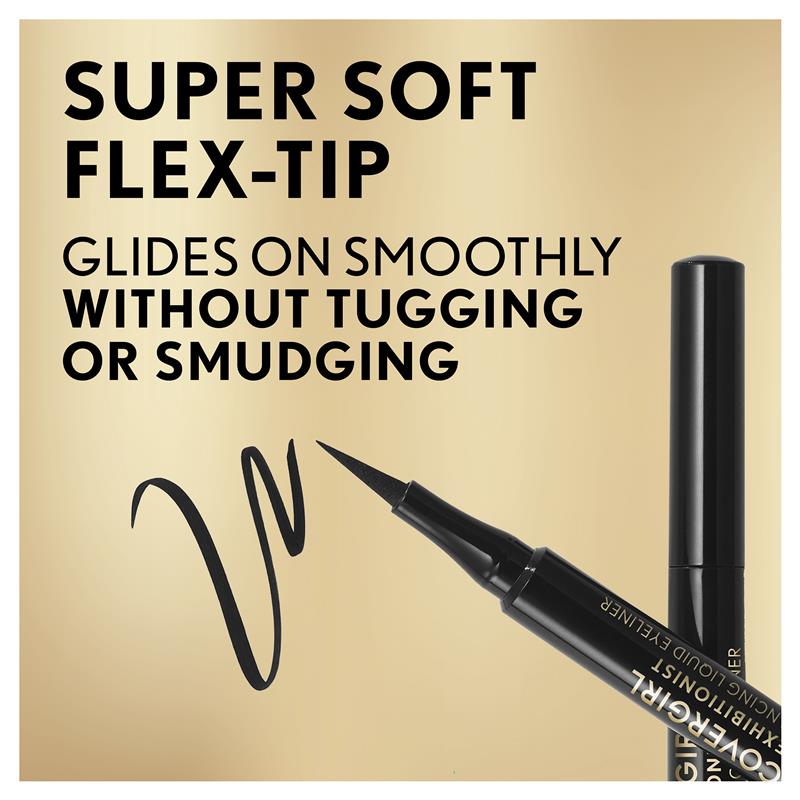 Load image into Gallery viewer, Covergirl Exhibitionist EyeLash Enhancing Liquid Liner 100 Matte Black
