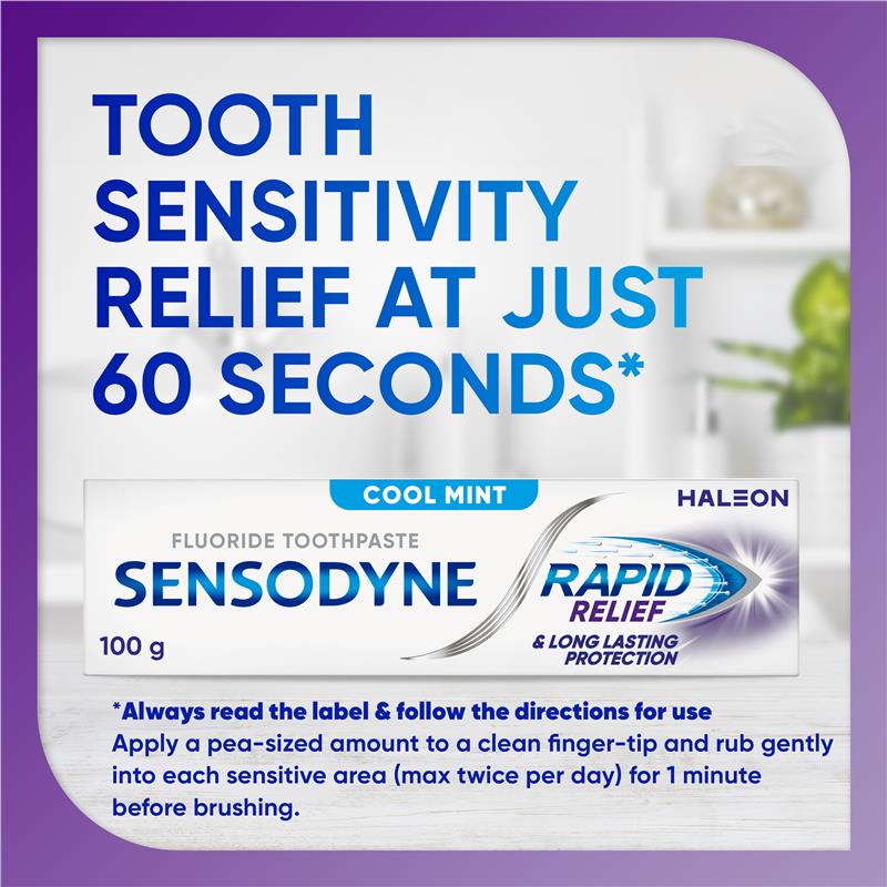 Load image into Gallery viewer, Sensodyne Sensitive Teeth Pain Rapid Relief Toothpaste 100g
