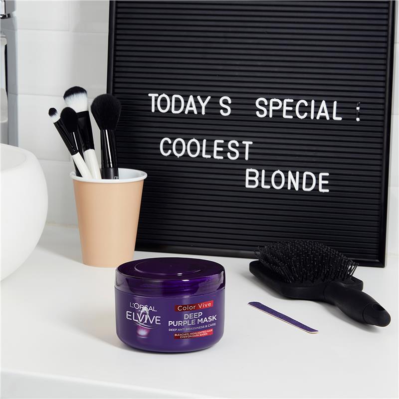 Load image into Gallery viewer, L'Oreal Elvive Colour Protect Purple Mask 250ml
