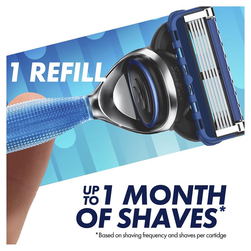 Load image into Gallery viewer, Gillette 5 Aqua Razor Blades 4 Pack
