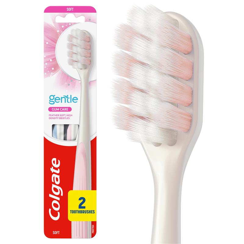 Load image into Gallery viewer, Colgate Toothbrush Gentle Gum Care Soft 2 Pack
