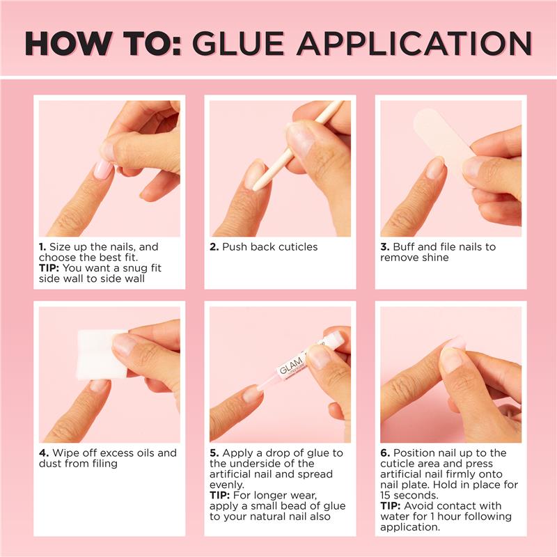 Load image into Gallery viewer, Glam By Manicare Press On Nails French Pink Short Square French Kit
