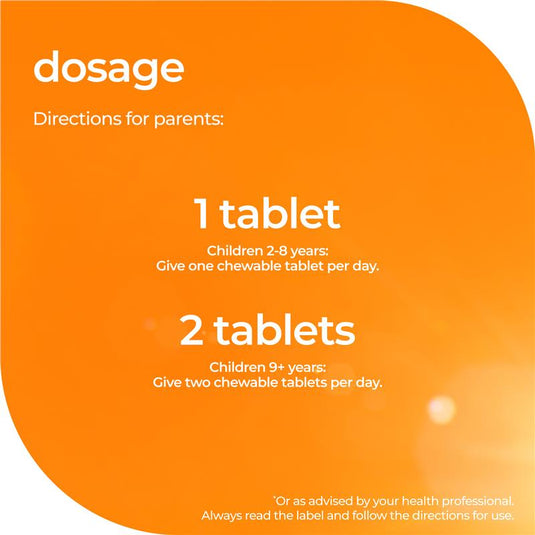 Nature's Way Kids Smart Vitamin C + Zinc + D 75 Chewable Tablets