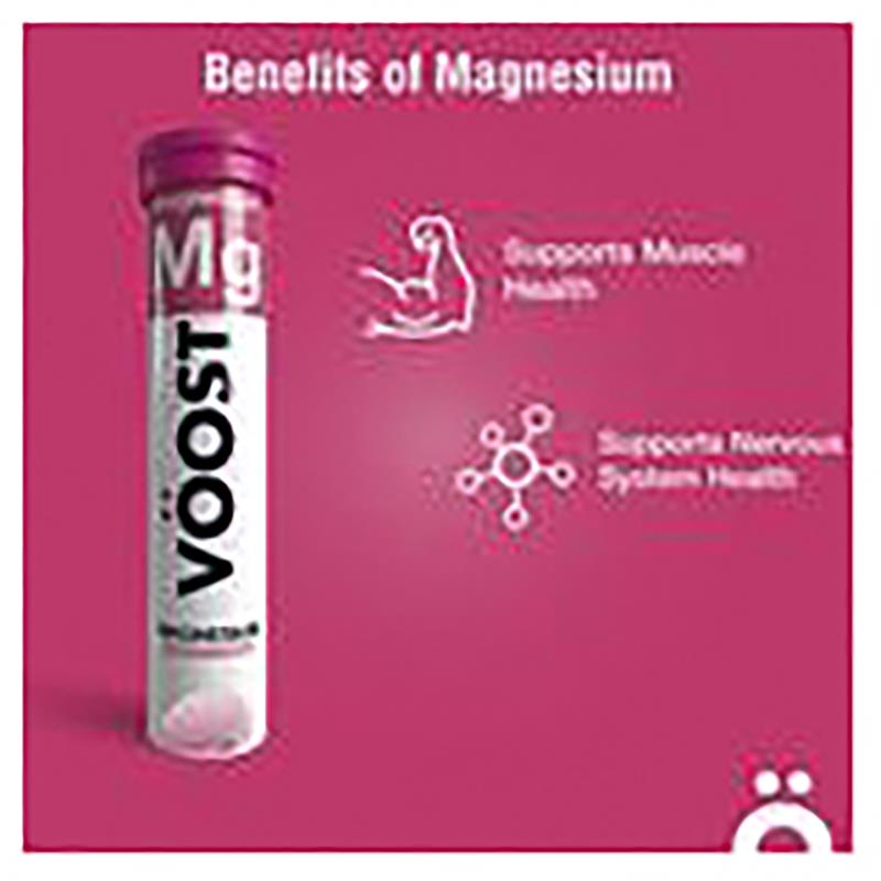 Load image into Gallery viewer, Voost Magnesium Strawberry Effervescent Tablets 20 Pack
