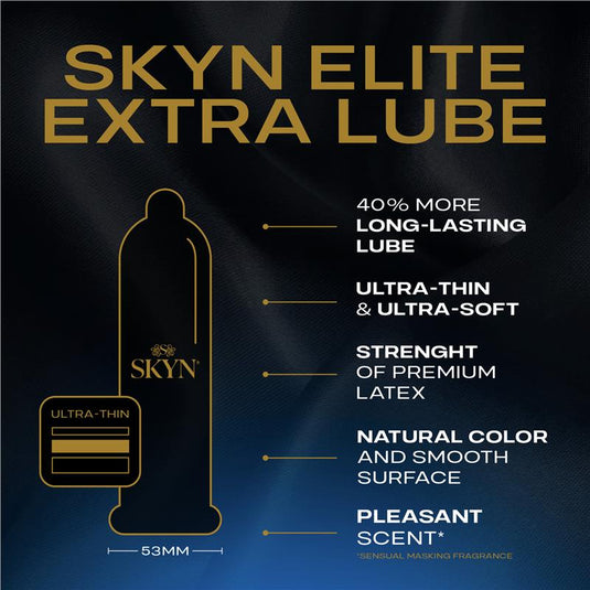 SKYN® Elite Extra Lubricated Condoms 10 Pack