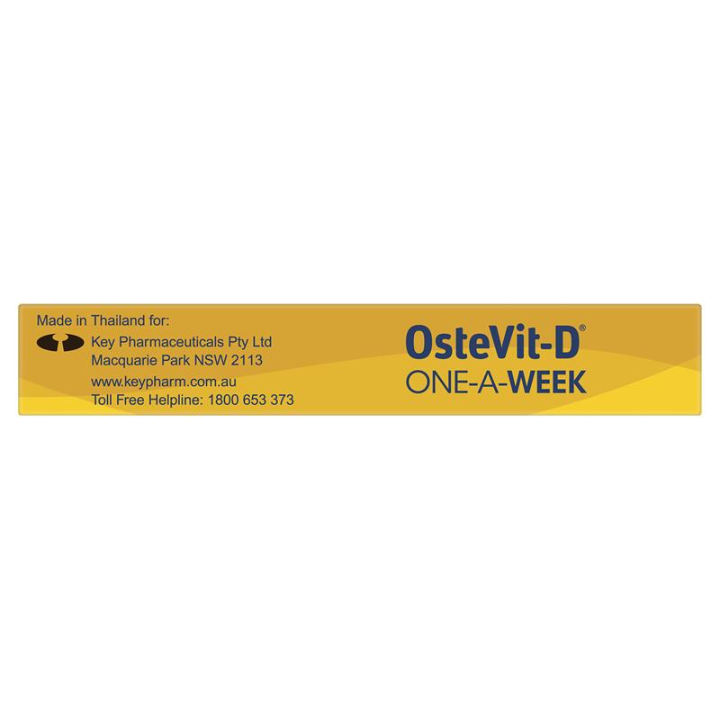 Load image into Gallery viewer, OsteVit-D Vitamin D3 7000IU 1-A-Week 10 Capsules (S3)
