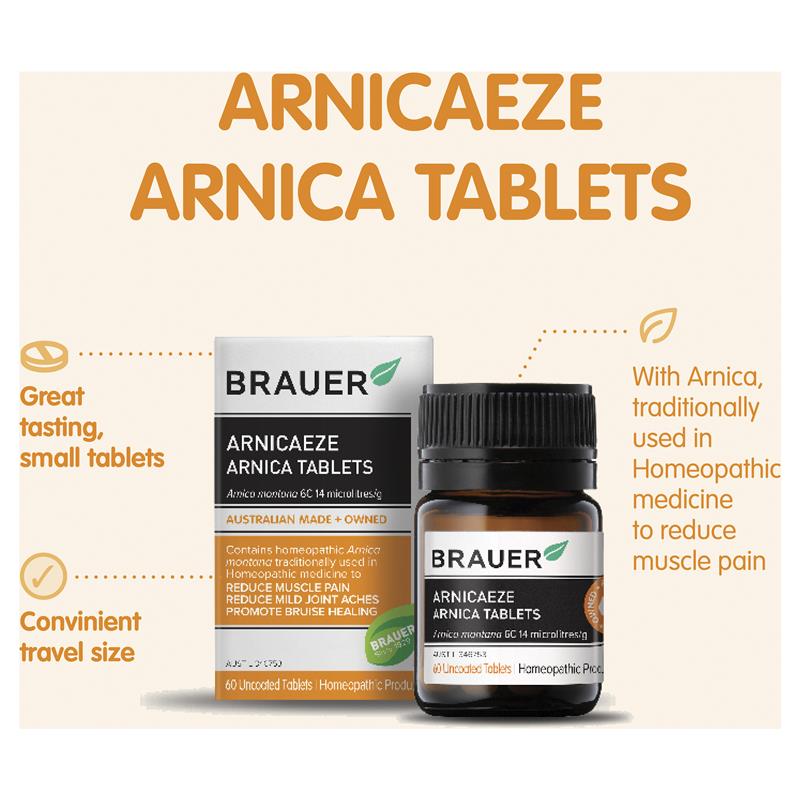 Load image into Gallery viewer, Brauer Arnicaeze 60 Tablets
