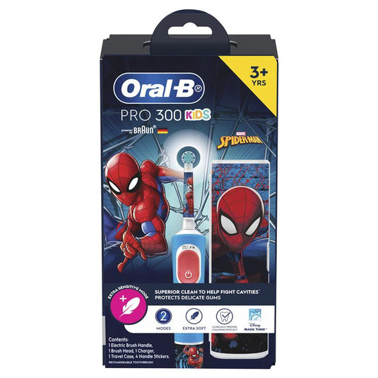 Oral B Power Toothbrush Pro 300 Kids Spiderman