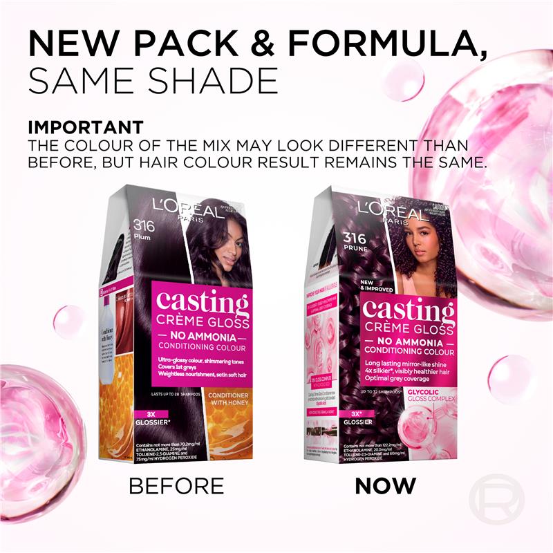 Load image into Gallery viewer, L'Oreal Paris Casting Creme Gloss Semi-Permanent Hair Colour - 316 Prune
