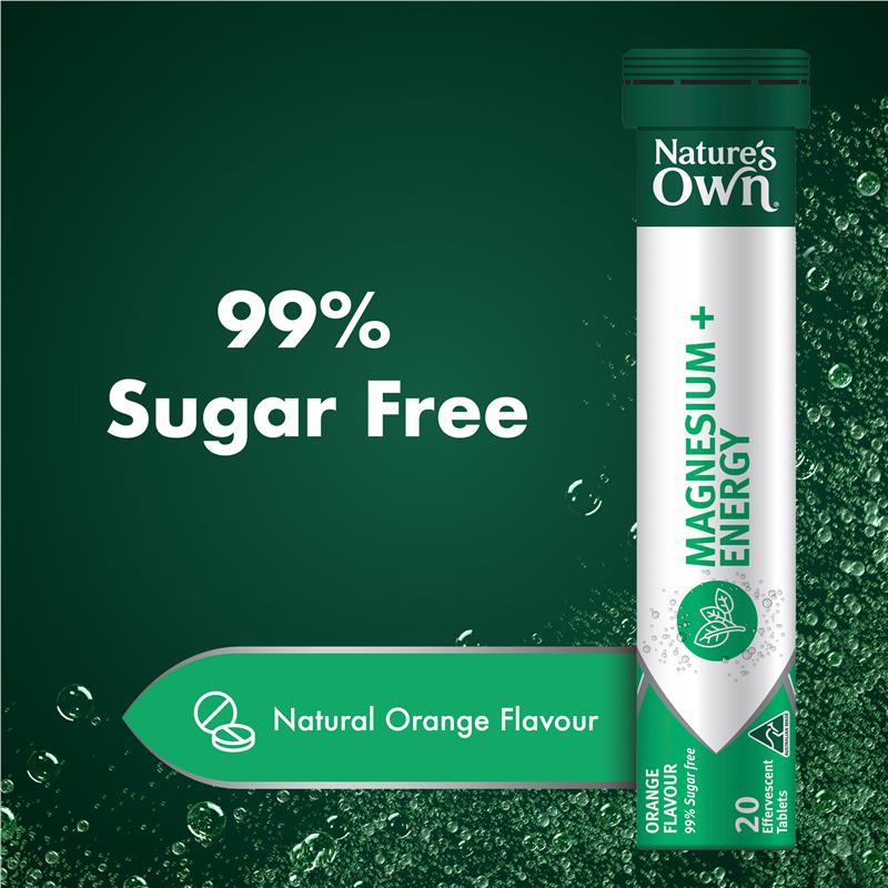Load image into Gallery viewer, Nature's Own Magnesium + Energy Effervescent 20 Tablets
