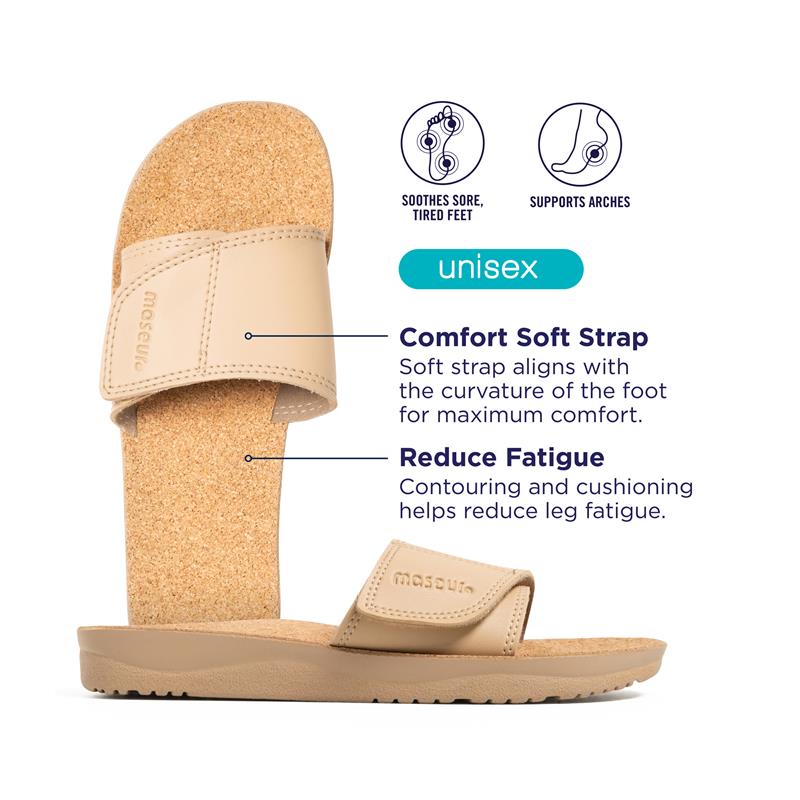 Load image into Gallery viewer, Maseur Gentle Massage Sandal Beige Size 9 Unisex
