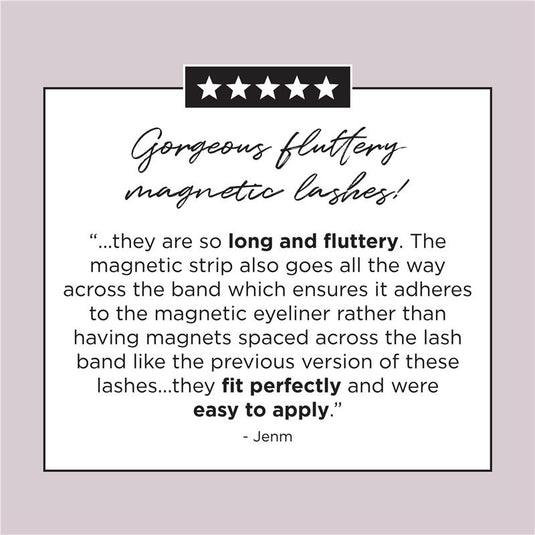 Glam By Manicare Pro Magnetic Infused Jourdan Lashes Length