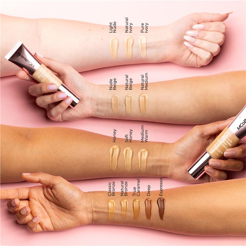 Load image into Gallery viewer, MCoBeauty Miracle Flawless Skin Foundation Natural Beige
