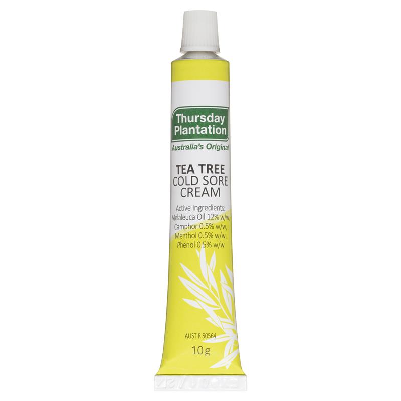 Load image into Gallery viewer, Thursday Plantation Tea Tree Cold Sore Cream 10g
