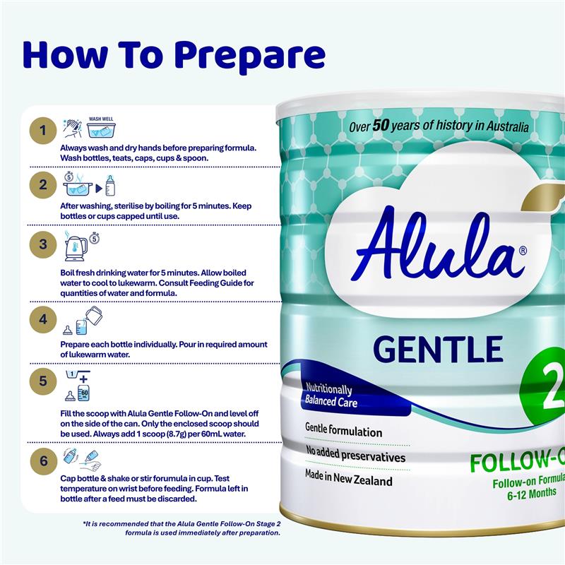 Load image into Gallery viewer, Alula Original Stage 2 Follow-On Formula 6-12 Months 900g
