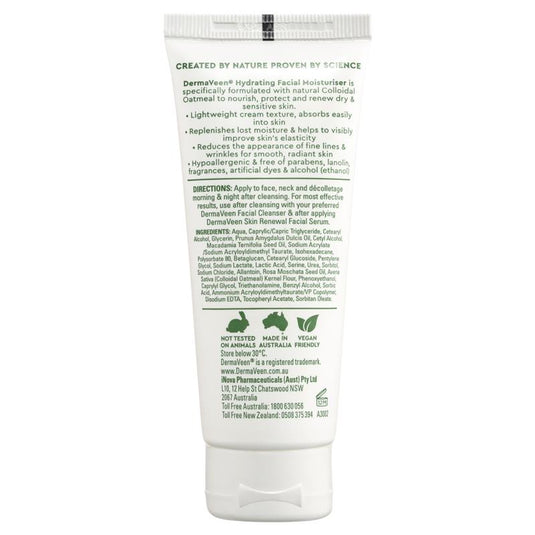 DermaVeen Face Hydrating Moisturiser 75ml
