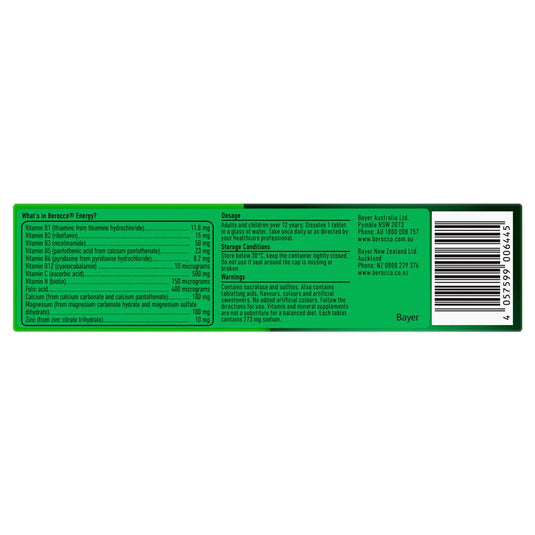 Berocca Energy Mango And Orange 30 Effervescent Tablets