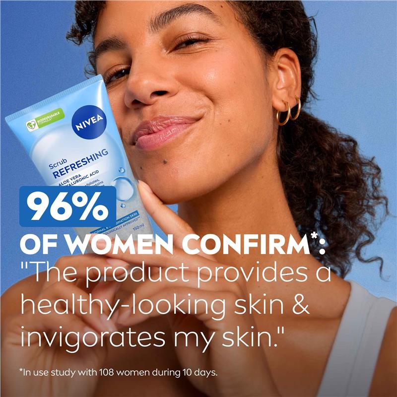 Load image into Gallery viewer, NIVEA Daily Essentials Gentle Refreshing Face Scrub 150ml
