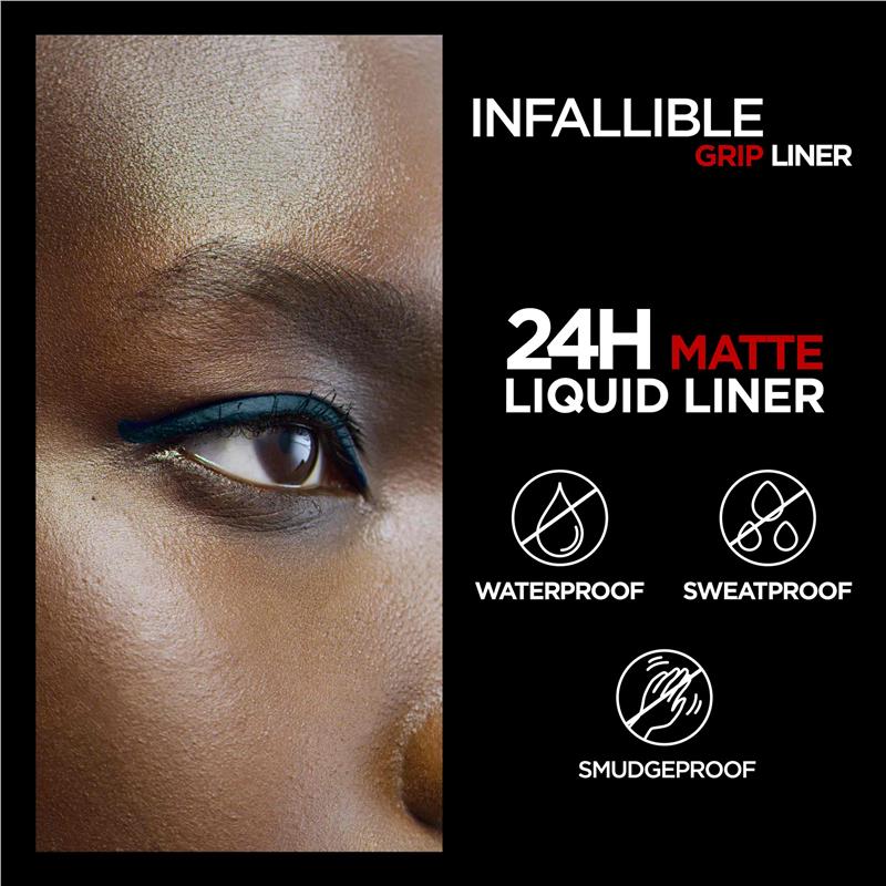 Load image into Gallery viewer, L'Oreal Paris Infallible Grip 24H Matte Liquid Liner 04 Emeraude
