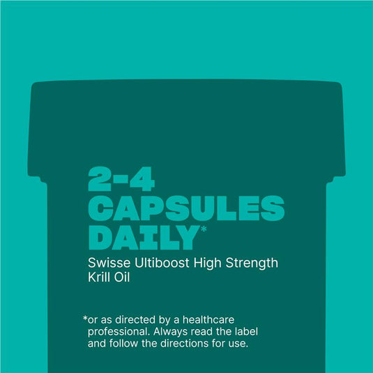 Swisse High Strength Krill Oil 60 Capsules Exclusive Size