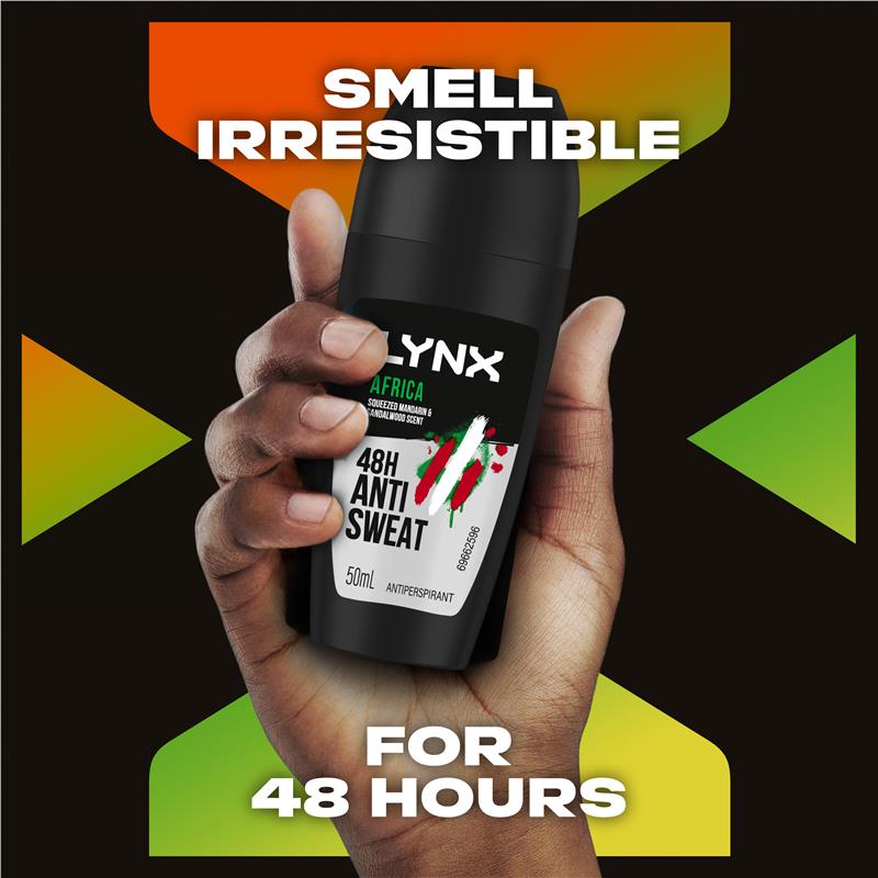 Load image into Gallery viewer, Lynx Deodorant Antiperspirant Roll On Africa 50ml
