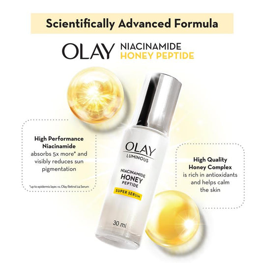 Olay Luminous Niacinamide Honey Peptide Super Serum 30ml
