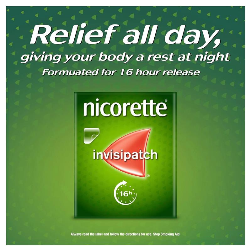 Load image into Gallery viewer, Nicorette Quit Smoking Nicotine 16 Hour Invisipatch Step 2 7 Pack
