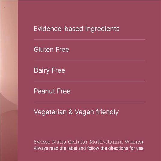 Swisse Nutra Cellular Multivitamin Women 90 Tablets