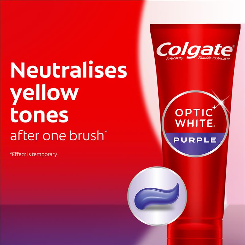 Load image into Gallery viewer, Colgate Toothpaste Optic White Purple 100g
