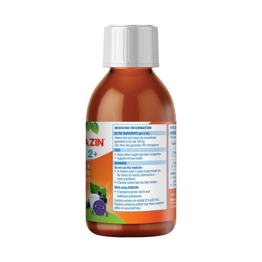 Demazin Kids 2+ Cough + Immune Defence 200ml