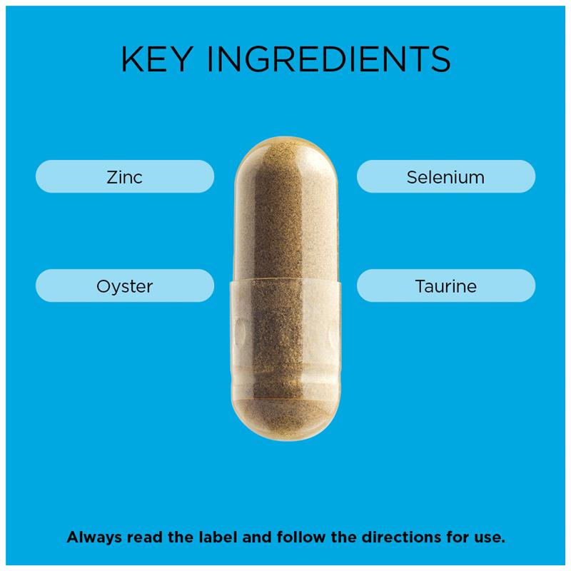 Load image into Gallery viewer, GO Healthy Oyster Plus Zinc 1-A-DAY 120 Capsules
