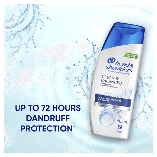 Head & Shoulders Clean and Balanced Shampoo 80ml