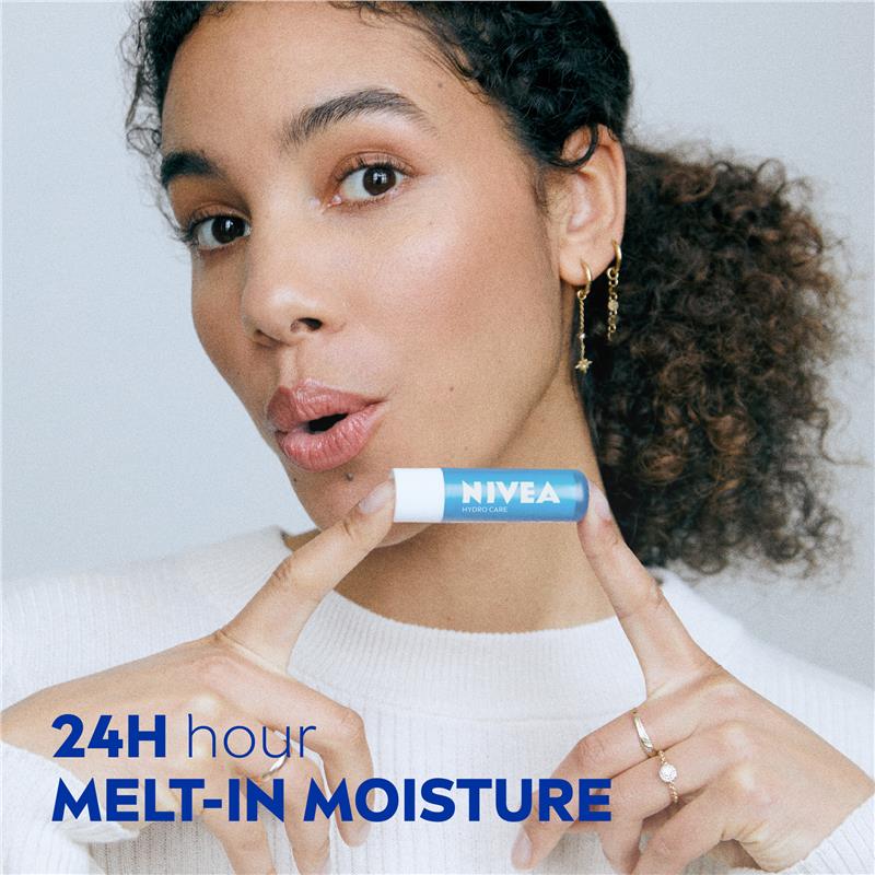 Load image into Gallery viewer, NIVEA Hydro Care Moisturising Lip Balm SPF15 4.8g
