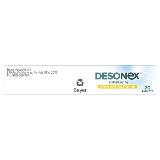 Desonex Allergy & Hayfever 5mg 20 Tablets