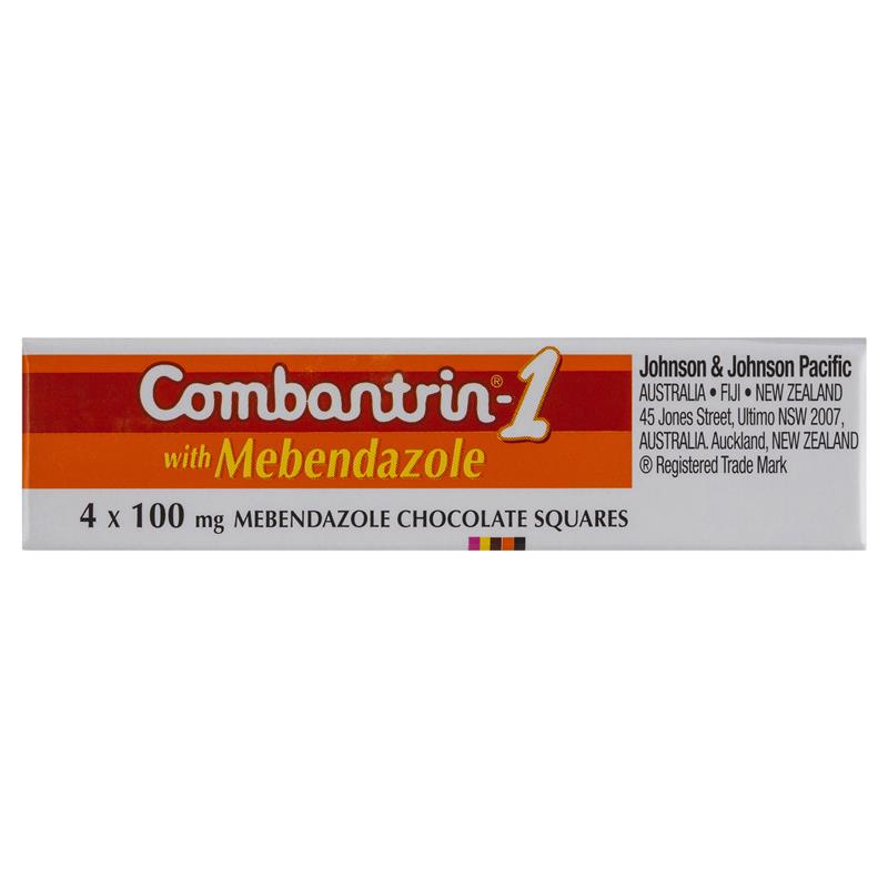 Load image into Gallery viewer, Combantrin -1 Threadworm Chocolate Squares 4 Pack
