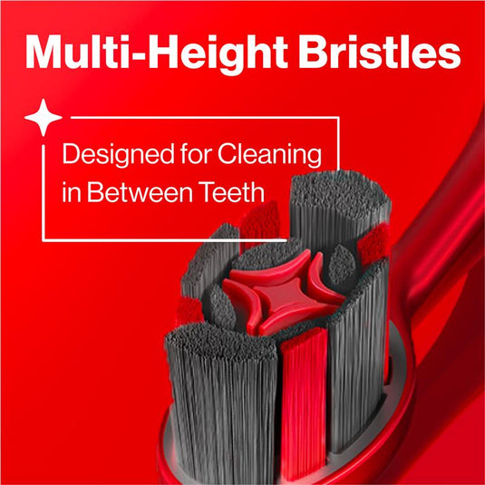 Colgate Toothbrush Optic White Pro Series Charcoal Bristles Soft 2 Pack