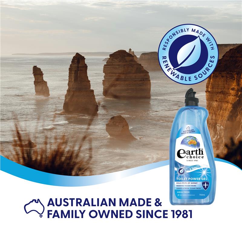 Load image into Gallery viewer, Earth Choice Toilet Cleaner Aqua Fresh 750ml
