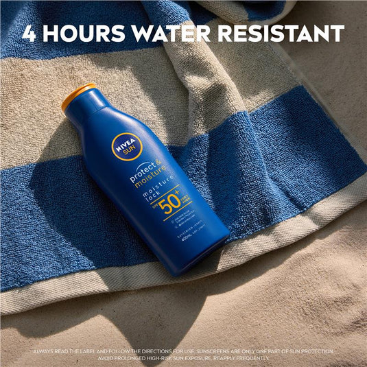 NIVEA Sun Protect & Moisture SPF50+ Sunscreen Lotion 400ml