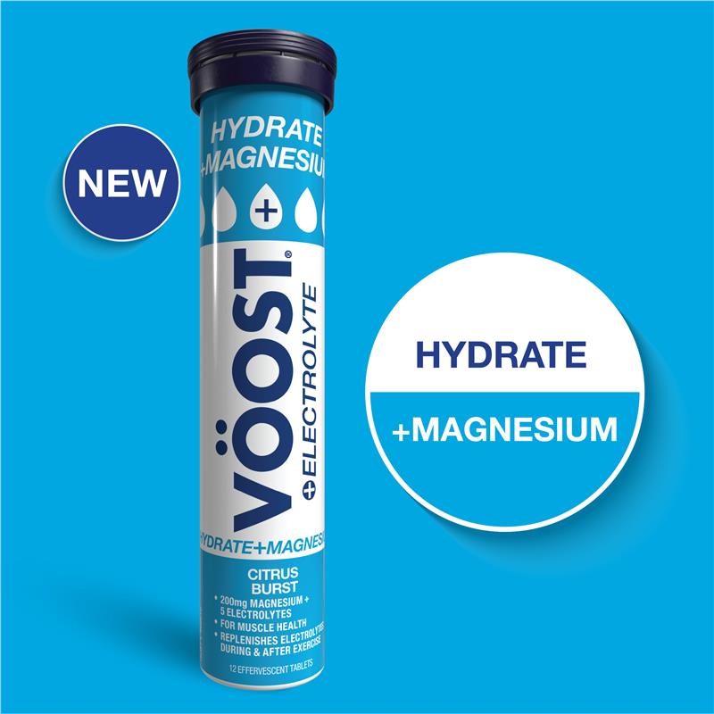 Load image into Gallery viewer, Voost Hydrate + Magnesium Citrus Burst Effervescent Tablets 12 Pack
