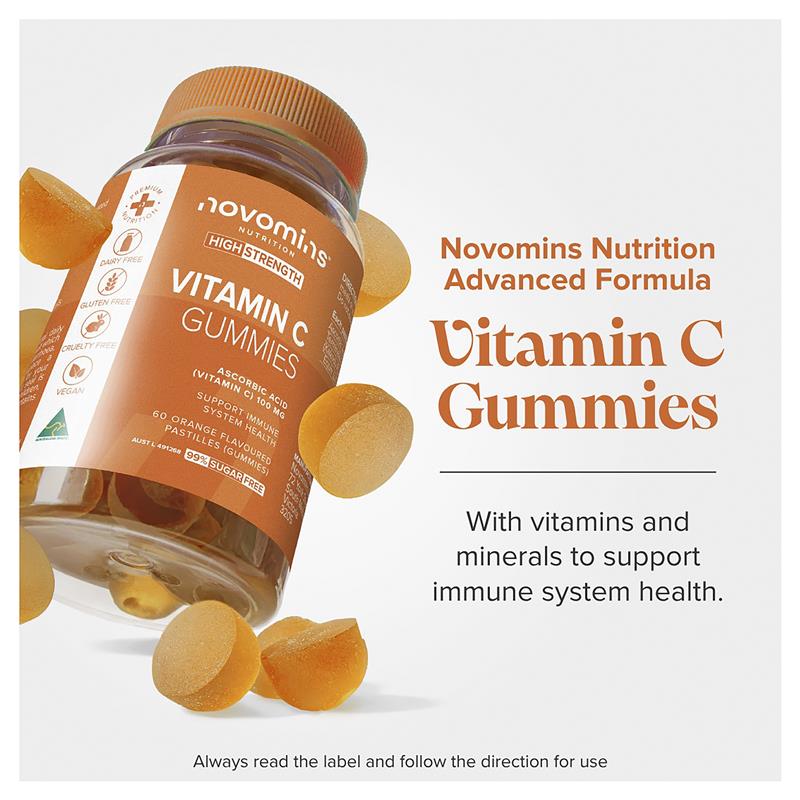 Load image into Gallery viewer, Novomins Vitamin C 60 Gummies NEW
