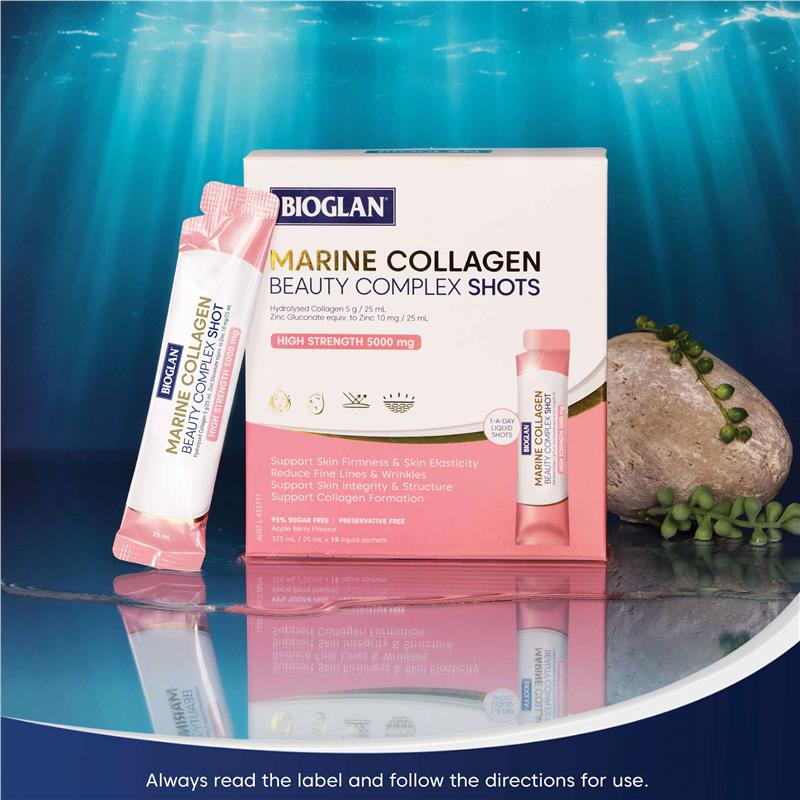 Load image into Gallery viewer, Bioglan Marine Collagen Beauty Complex 25ml x15 Shots
