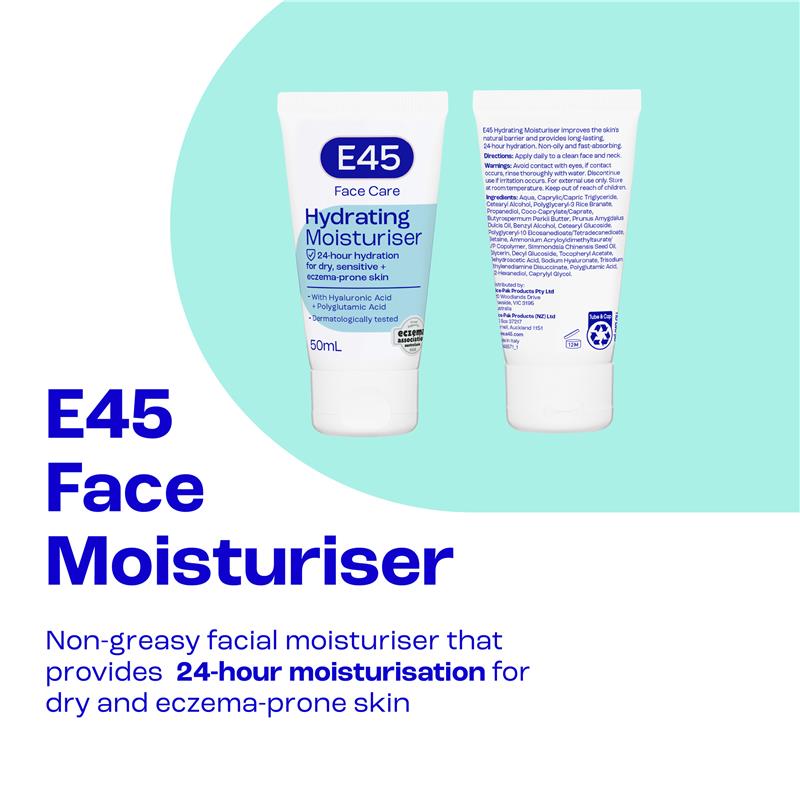 Load image into Gallery viewer, E45 Face Moisturiser 50ml
